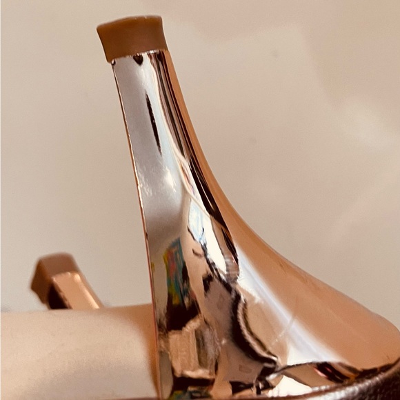 Nine West Peep Toe Mule In Rose Gold - Picture 5 of 14